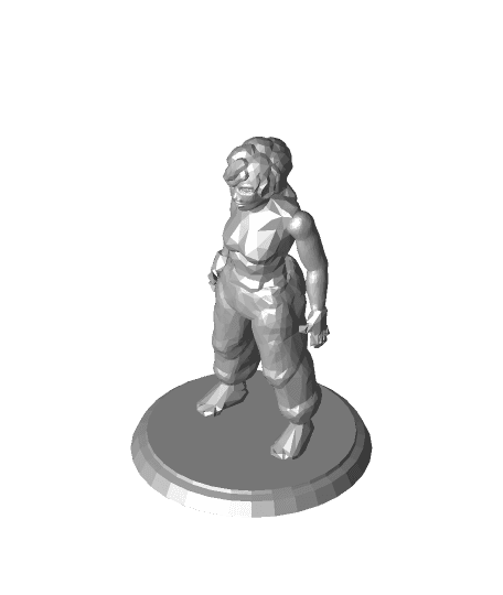 Lipedema (stage 1) Woman 3d model