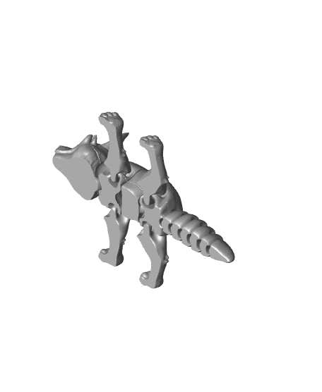  Flexi Wolf | Articulated Wolf NO support 3d model