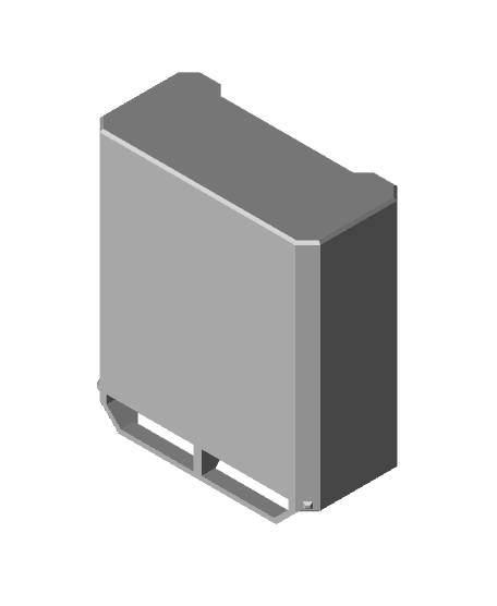 2x1x2-Deep - Multibin Simple Drawer 3d model