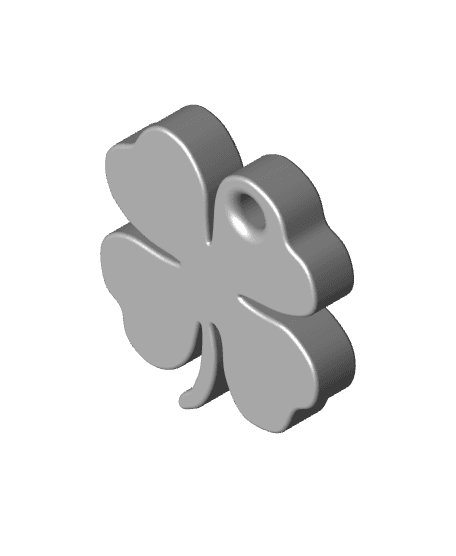 Shamrock Earring 3d model