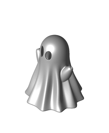 Silly Eyes Ghost Lamp 3d model