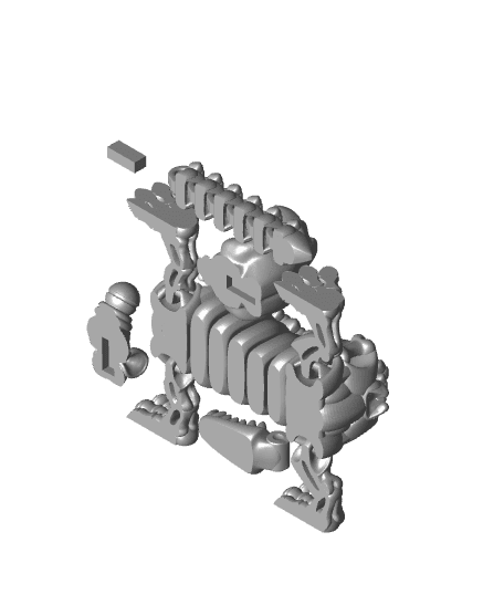 Saber-Toothed Tiger skeleton 3d model