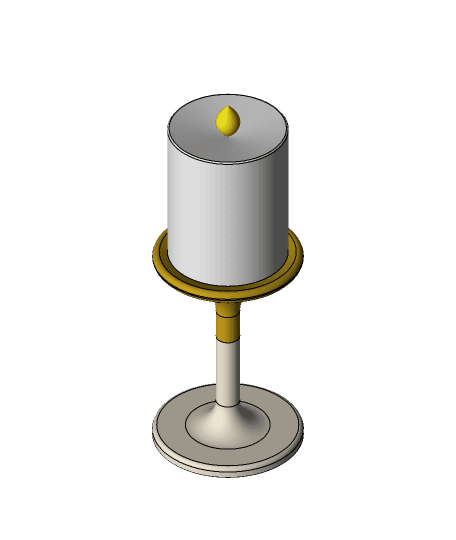 Candle Stand Small 3d model