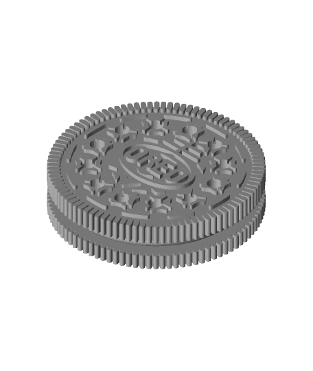 Oreo Cookie Pen Holder 3d model