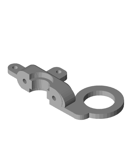 E3dV6 bowden clamp with proximity sensor 18mm 3d model