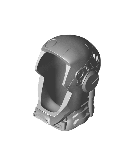 Iron Terminator Bust 3d model