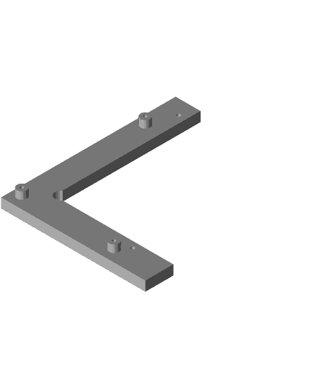 Ender 2 SKR Plate Adapter v2.stl 3d model