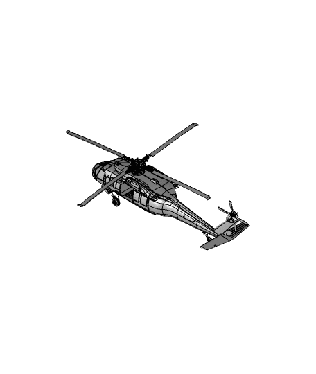 UH-60L BLACKHAWK.stp 3d model