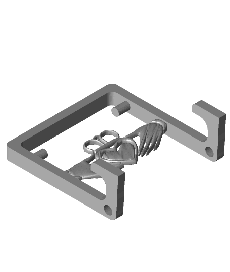 Celtic Claddagh Adjustable Stand 3d model