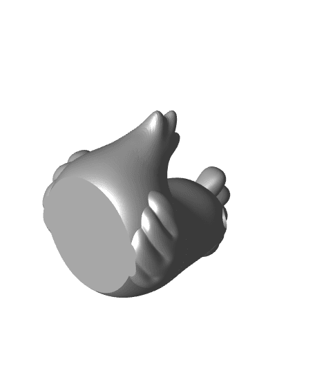 Chicken Mini Keychain 3d model