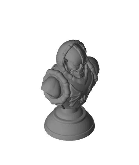 Ruthless Horde Leader Mini Bust 3d model