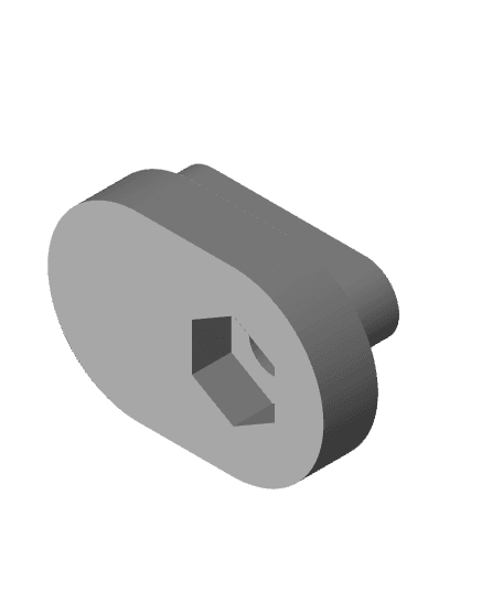 Bolt an Nut Adapter for Ikea Skadis Pegboards 3d model