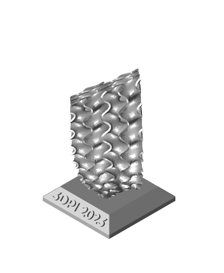 Gyroid Morph Trophy 3d model