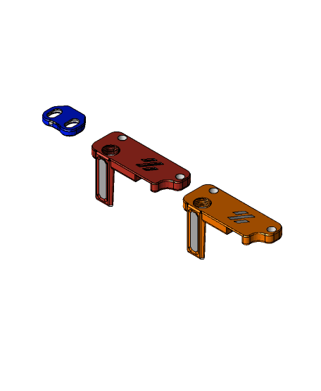 Voron Y Endstop Relocation w/ PG7 Cable Gland Mount 3d model