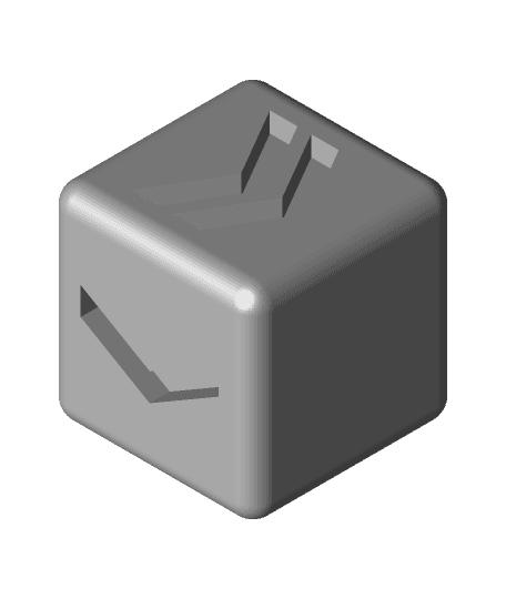 Alternative Firefight Command Dice 3d model