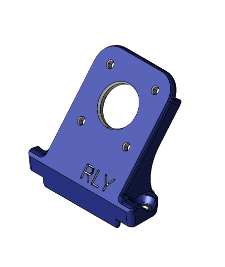 Extruder Mount Bracket for 2020 Extrusion 3d model