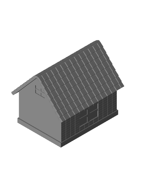 Small house 3d printable model 3d model