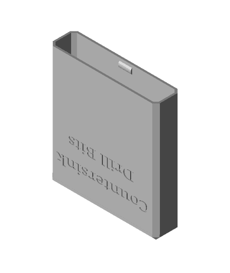 Countersink Drill Bit Case 3d model