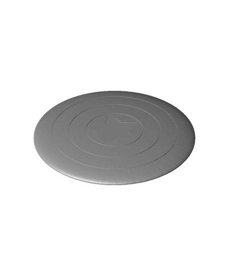 cap's shield (winter soldier).stl 3d model