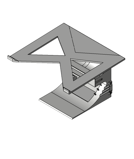 Laptop stand 3d model