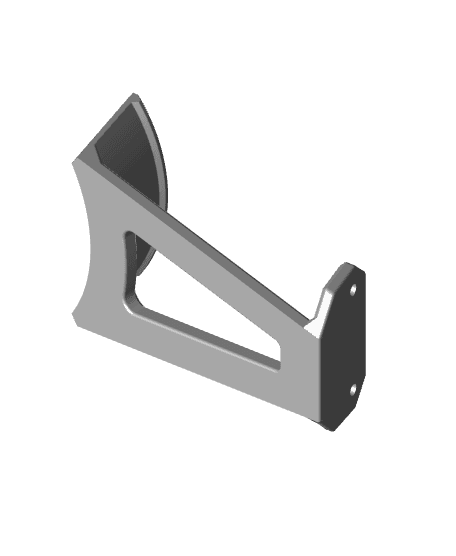 Hanging Headphone Holder 3d model