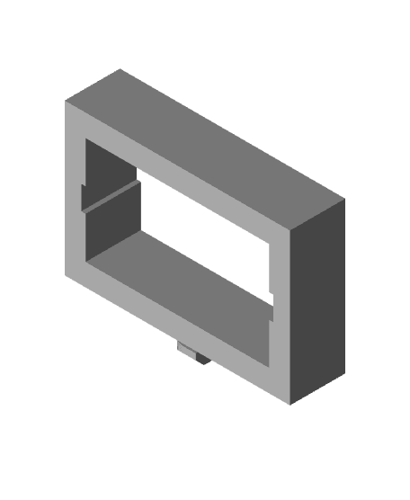 Hygrometer Rail Mount.stl 3d model