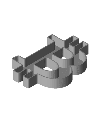 3D Bitcoin Organizer Tray 3d model