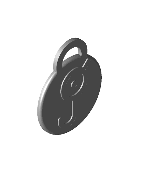 POKEMON UNOWN MMU KEYCHAIN OR BAG PULL  “J" 3d model