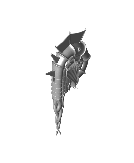 Nautiloid Large PresuppoIllithid Nautiloid Miniature Mind Flayer Spelljammer Ship from DnDrted.stl 3d model