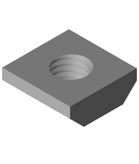 M5 Sliding Nut for 2020 section.stl 3d model