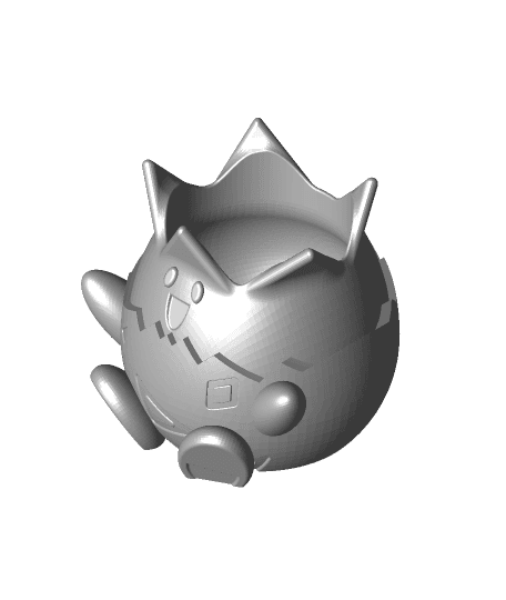 80mm Togepi Can Cup 3d model