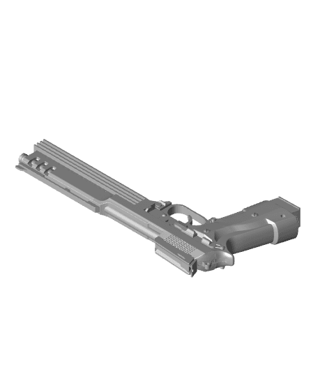 Beretta 93R Robocop Gun - Cosplay Prop 3d model