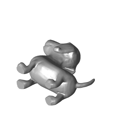 Sausage Dog Dachshund 3d model