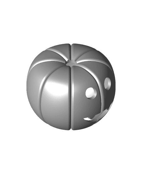 Tea light Jack o lanterns - Vampire 3d model