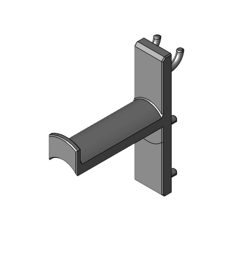 filament spool holder single.SLDPRT 3d model