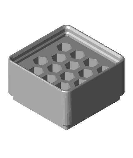 Gridfinity 1x1x1 Hex bit holder x14.stl 3d model