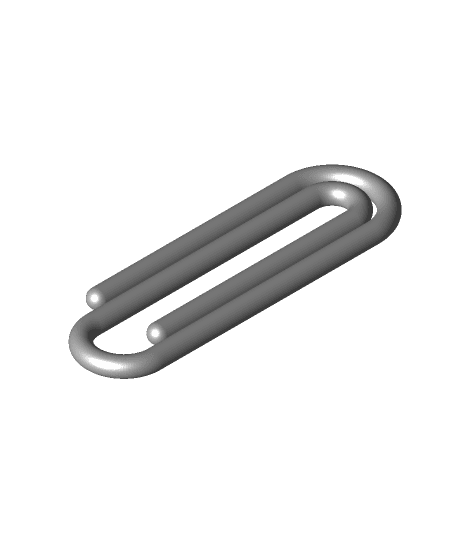 Novelty Paper Clip 3d model