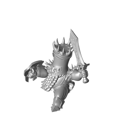 Chaos Dwarf Unit Leader 3d model