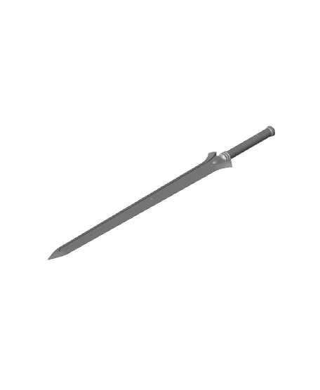 Sword Art Online Kirito Ordinal Scale Main Sword 3d model