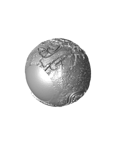 Christmas Bauble Tree Decoration Lithophane 3d model