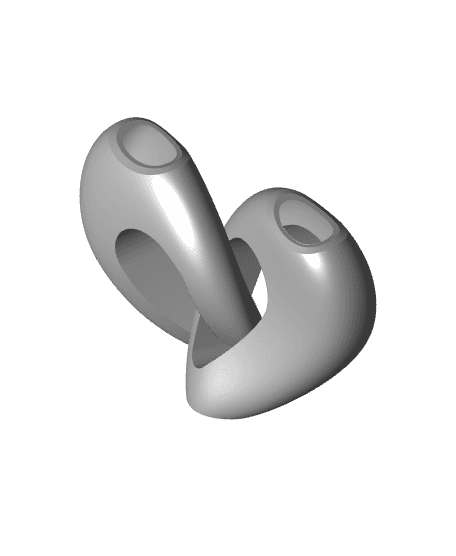 Entwined Heart Vase 3d model