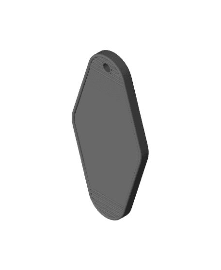 yippee ki yay keychain 3d model