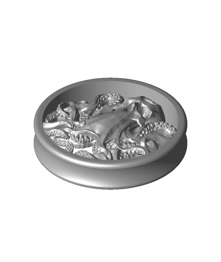 Custom Plug Octupus 60mm 3d model