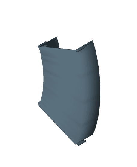 Single Lane various radius turns 3d model