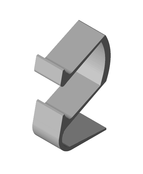 Vertical Universal 2 Controller Stand 3d model