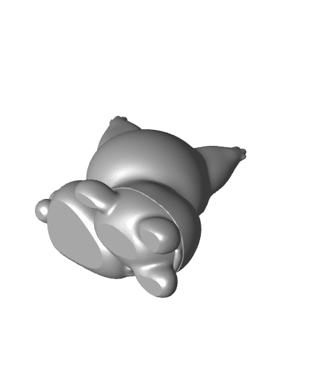 Skitty Pokemon (No Support) 3d model