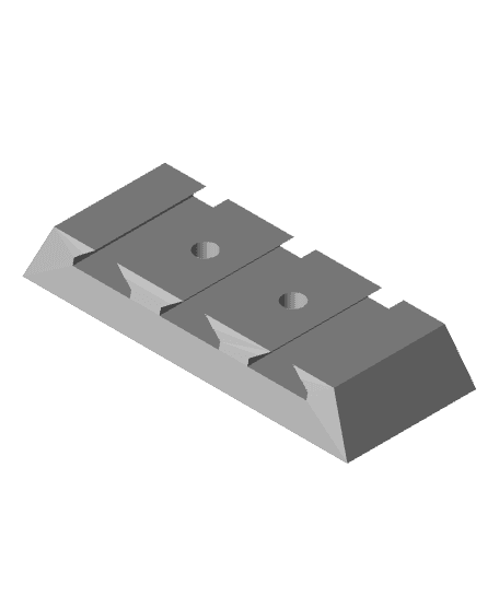 O gauge track tie 3d model