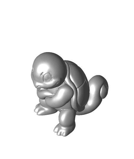 Squirtle Boss (Fanart) 3d model