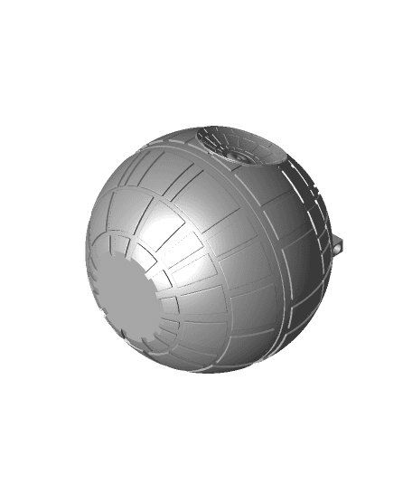 Death Star Halloween Candy Bucket 3d model