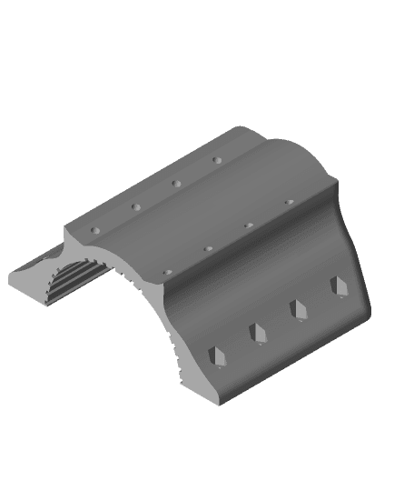 MPCNC Burly - 80mm spindle Mount  3d model